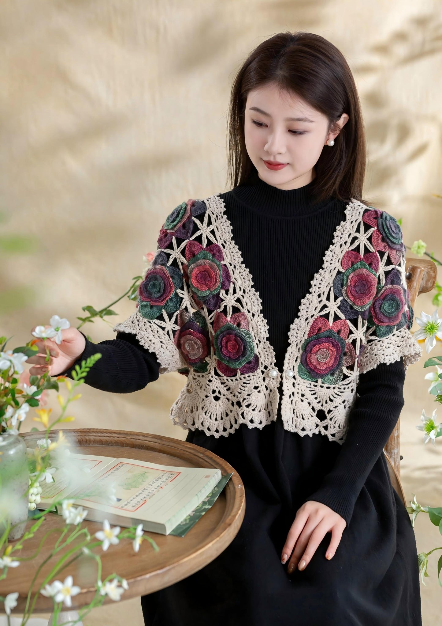 Daffodil Cardigan Crochet Pattern