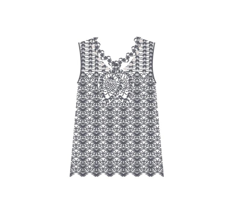 Pineapple Vest Crochet Kit