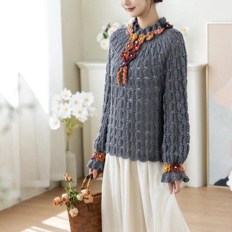 Dodo Yoke Pullover Crochet Pattern