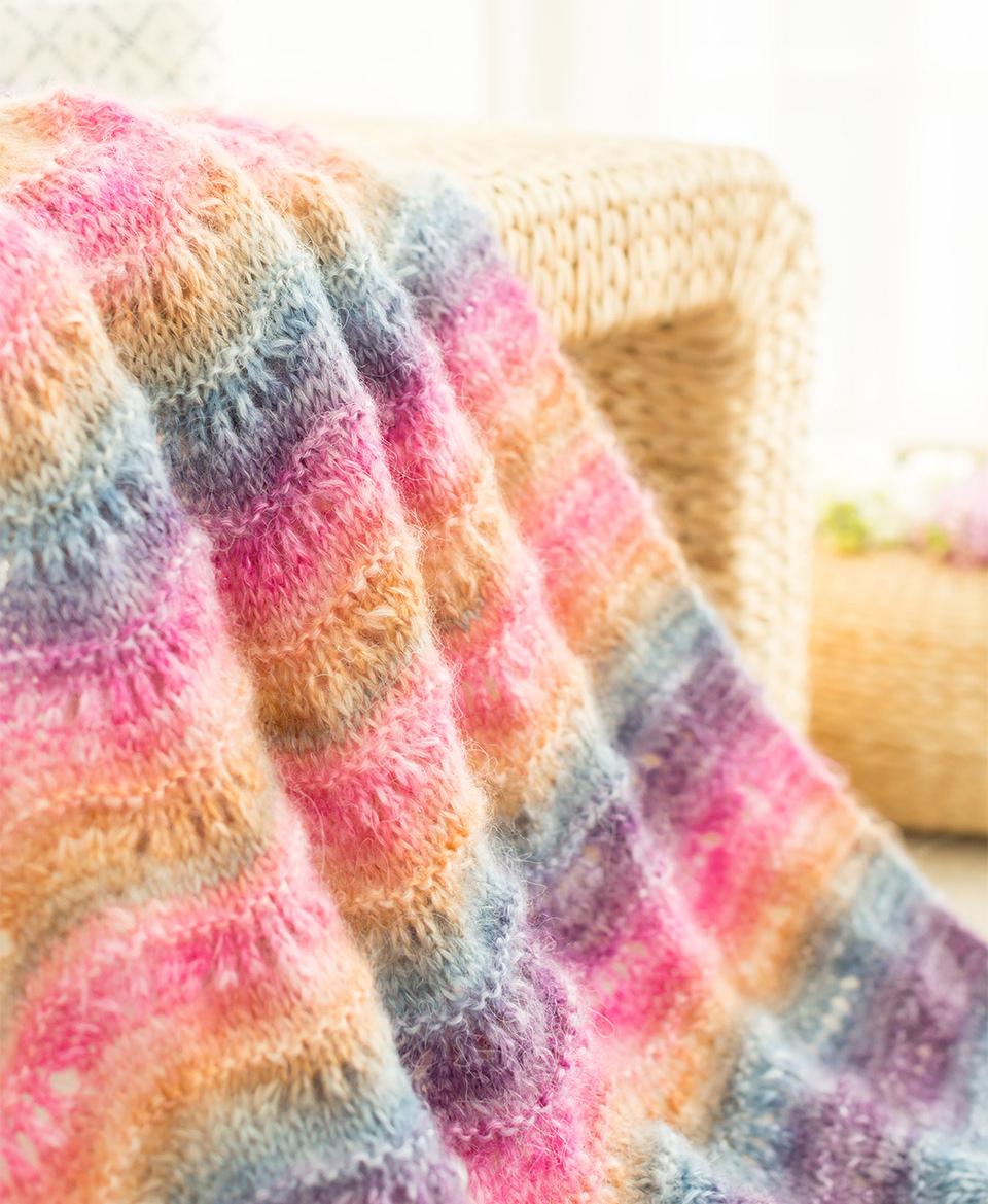 Mound Lily Blanket Knit Yarn Kit