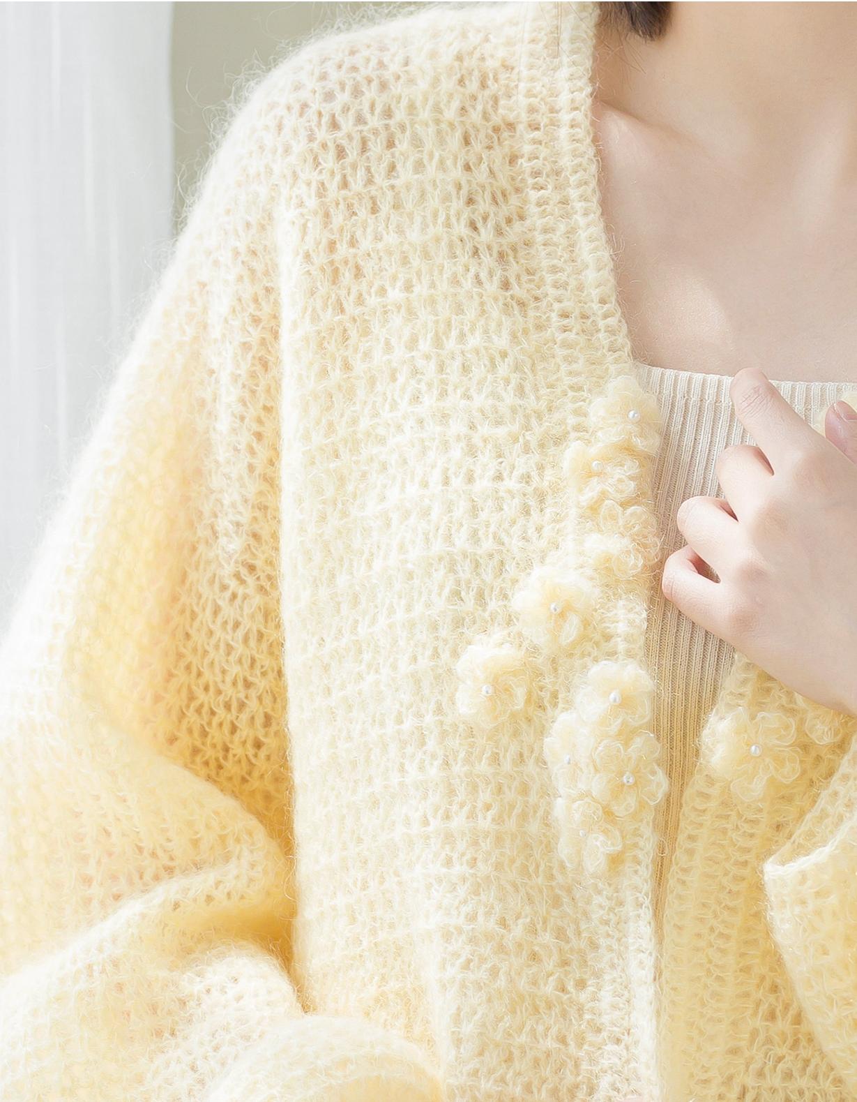 Crescent Moon Cardigan Crochet Pattern