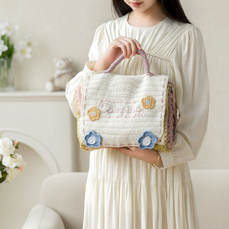 Portable Motif Blanket Crochet Yarn Kit