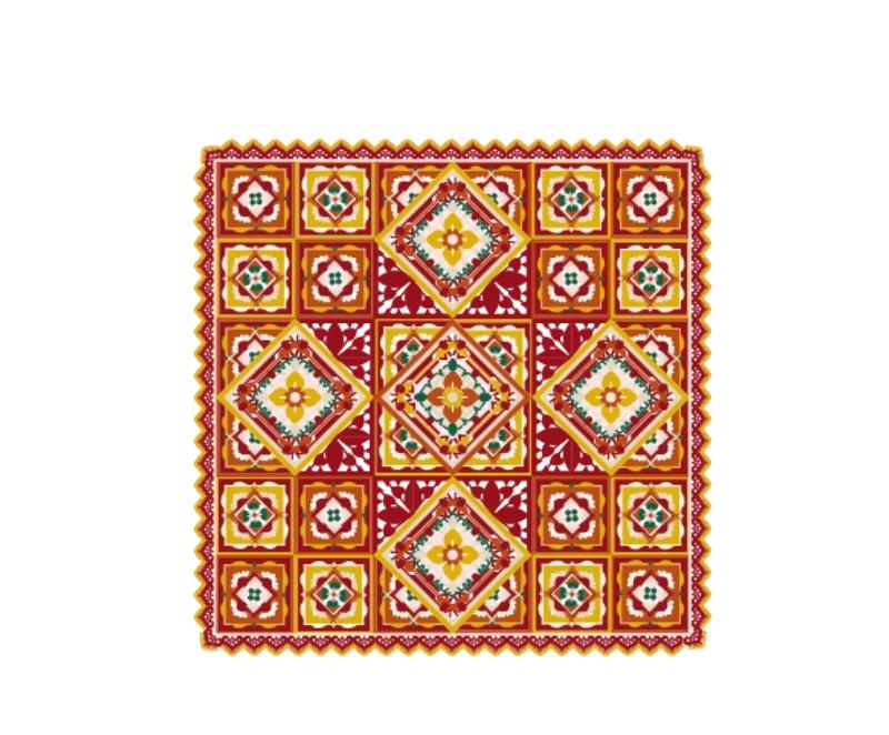 Fortune Bloom Blanket Crochet Yarn Kit