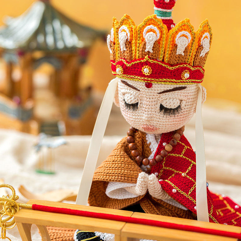 Monk Tang and White Dragon Horse Doll Crochet Pattern