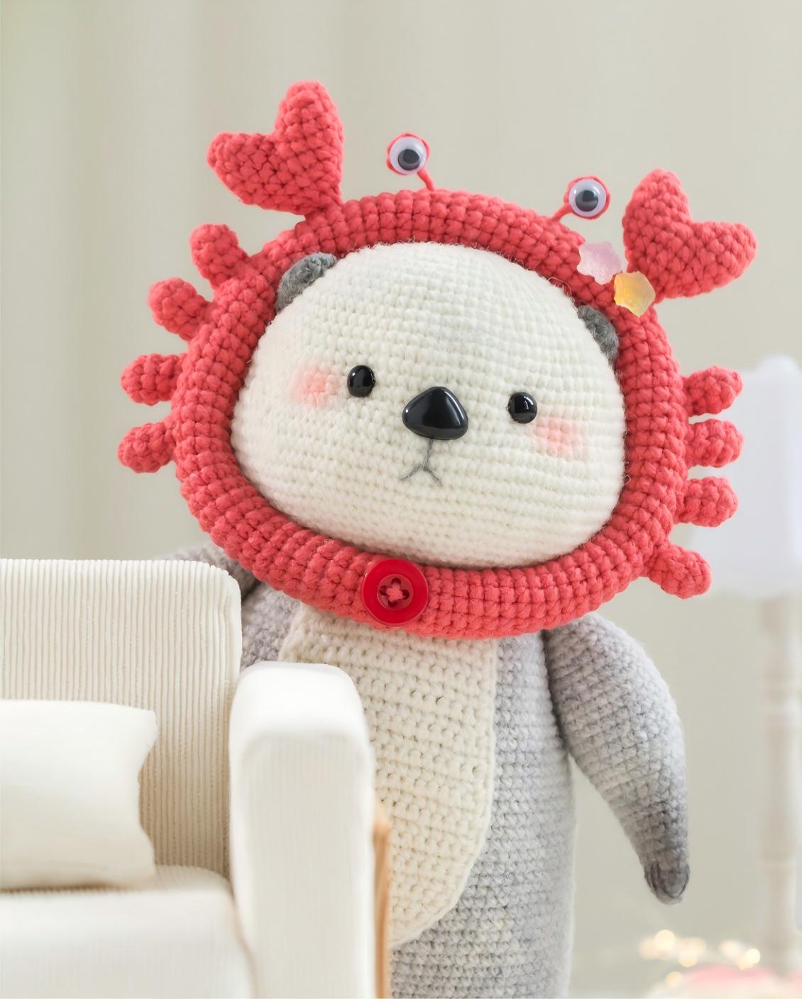 Little Sea Otter Toy Crochet Kit