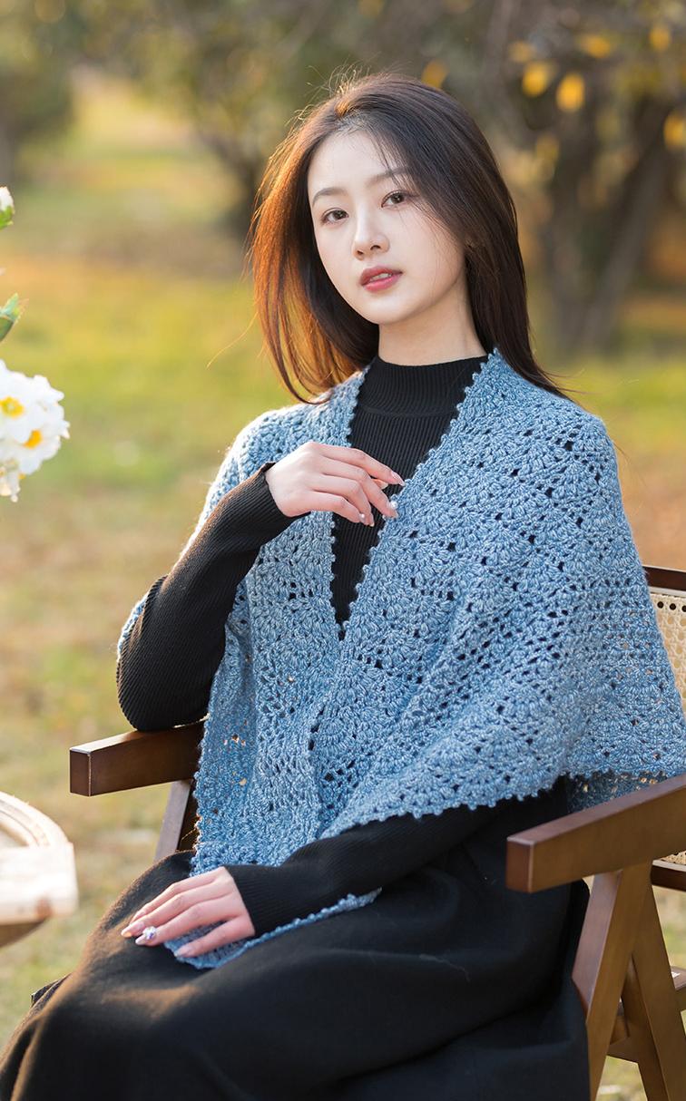 Linglong Shawl Crochet Yarn Kit