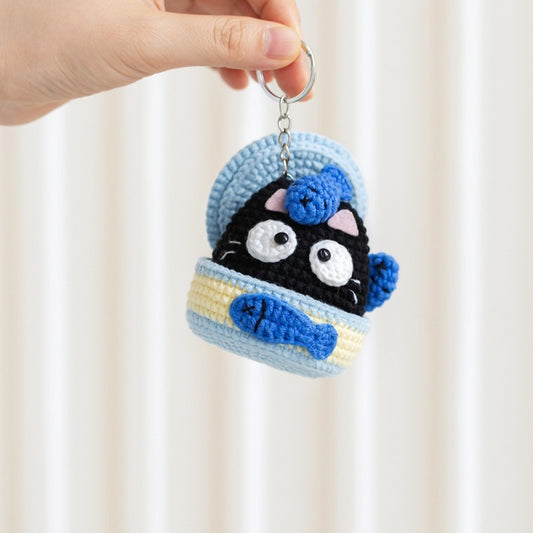 Kit de crochet pour pendentif chat en conserve | La famille de Susan