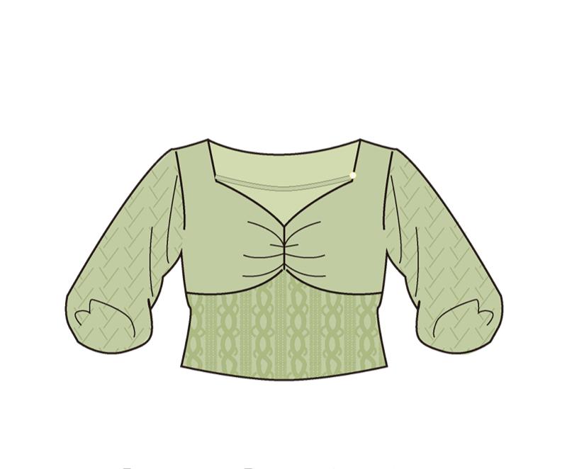 Jolie Blouse Knit Yarn Kit