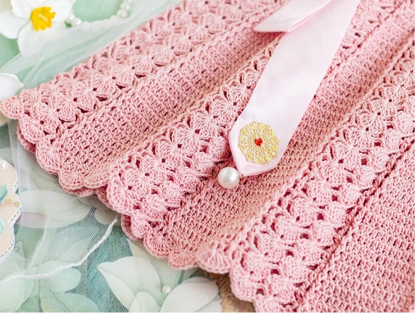 Floral Stream Ruqun Crochet Pattern