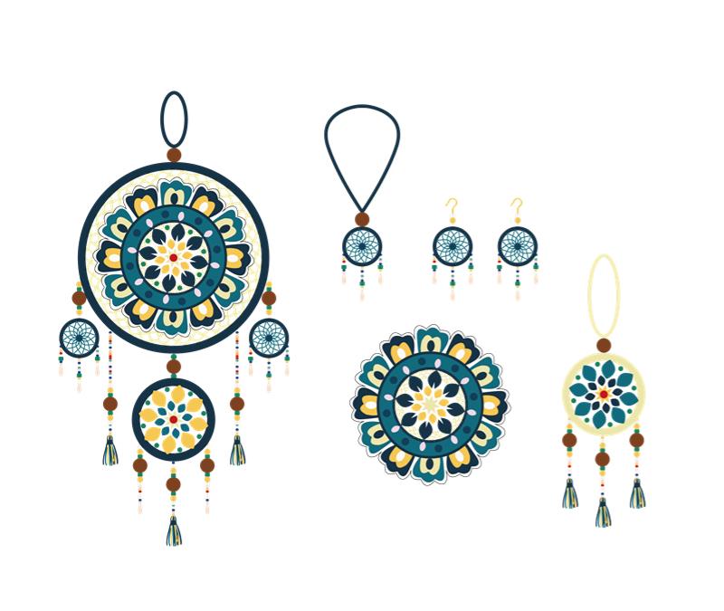 Ethereal Guardian Dreamcatcher Crochet Yarn Kit