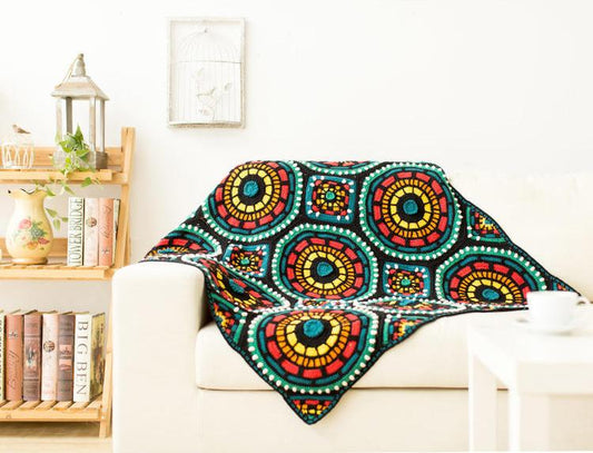 Morocco Mosaic Blanket Digital Crochet Blanket