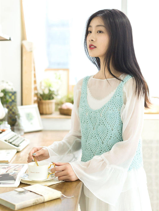 Pineapple Lace Camisole Crochet Kit