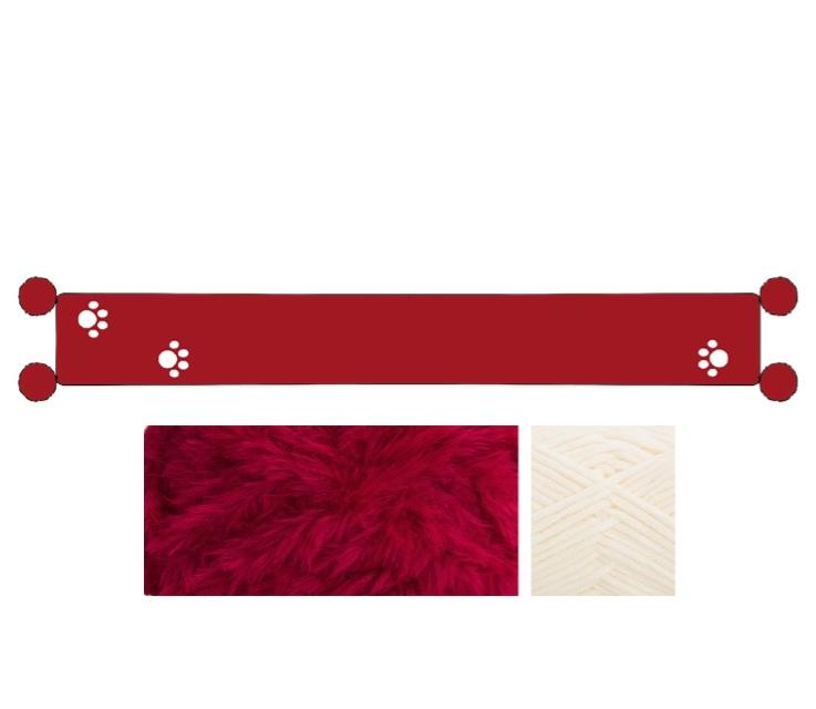 Paw Scarf Crochet Kit