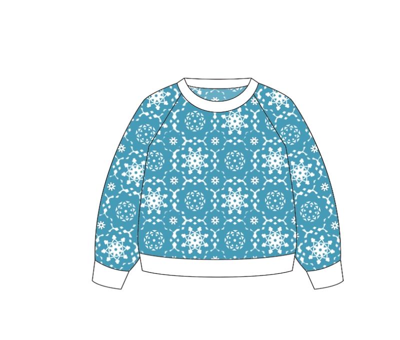 ❄Schneeflockenpullover❄ Häkelgarn-Set | Susan's Family