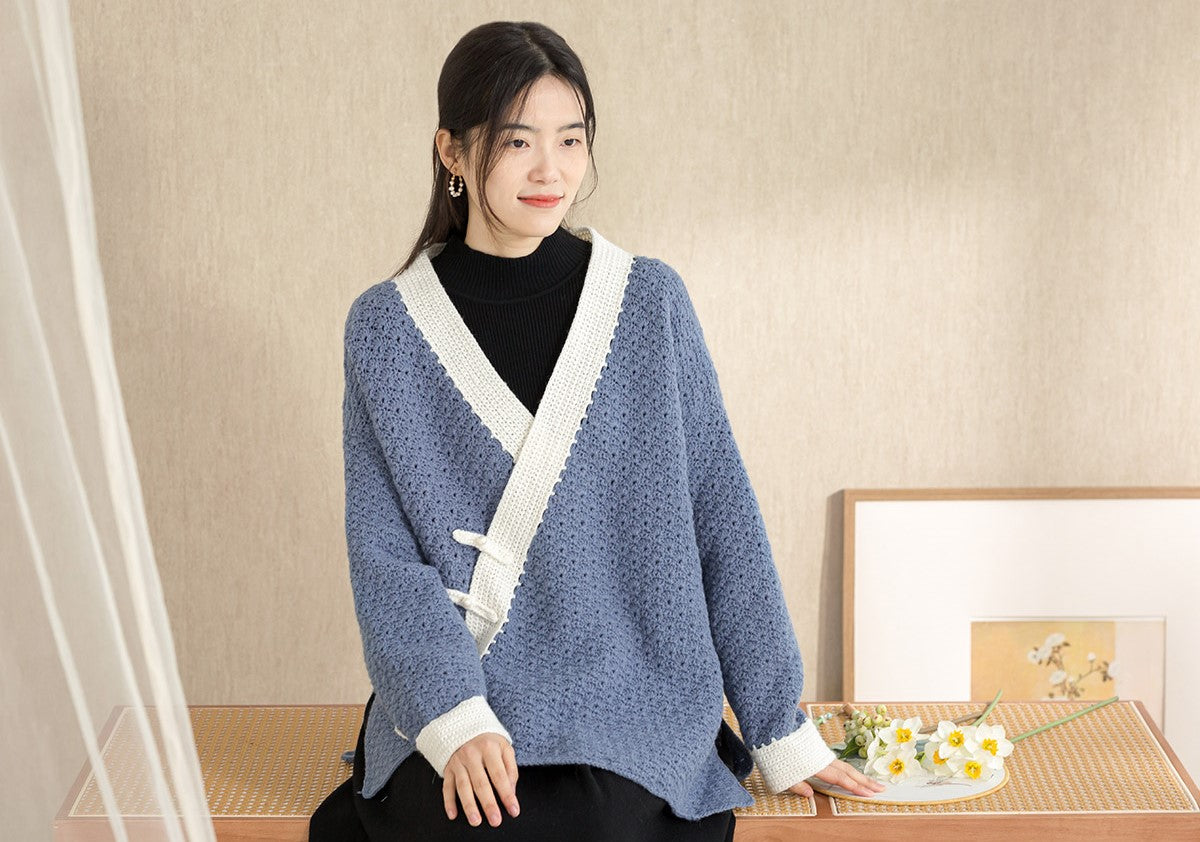 Peach Blossom Branch Crochet Pattern