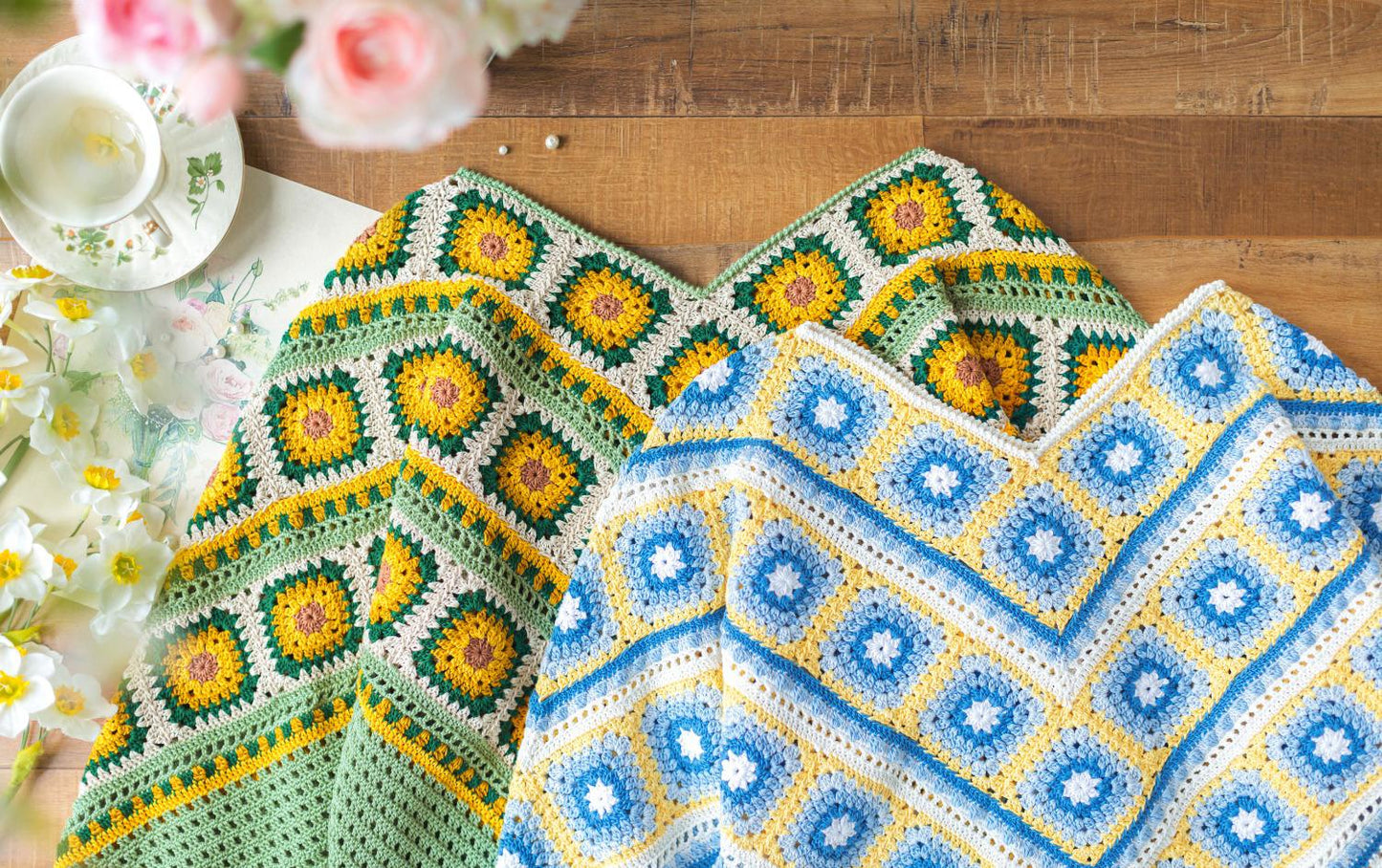 Flower Only Patchwork Top Crochet Pattern