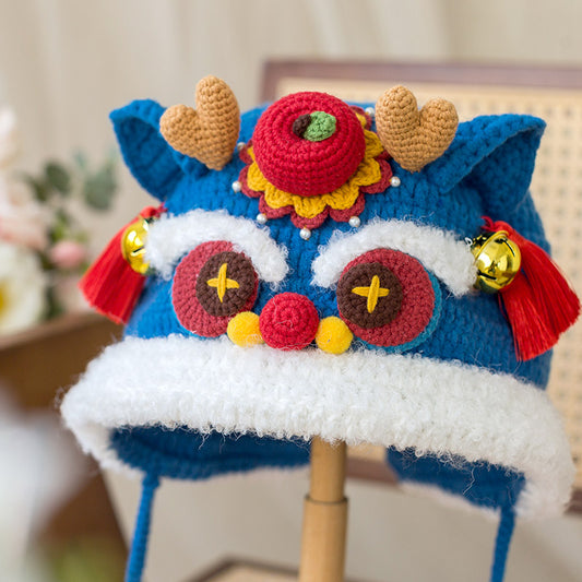 Dancing Lion Set Crochet Yarn Kit | Chinese Aesthetics Series | Susan's Family