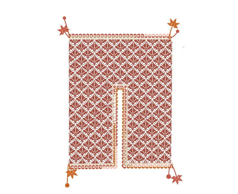 Autumn Maple Shawl Crochet Kit