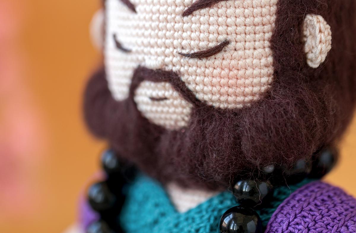 Curtain-Lifting General Doll Crochet Pattern
