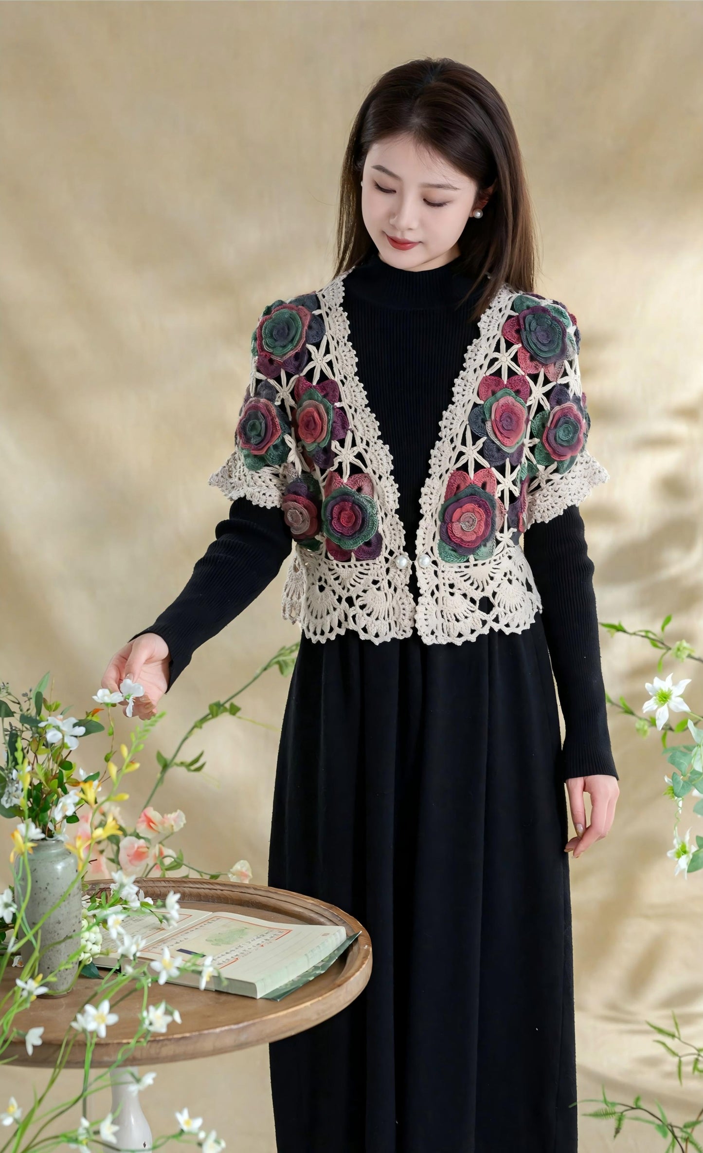 Daffodil Cardigan Crochet Pattern