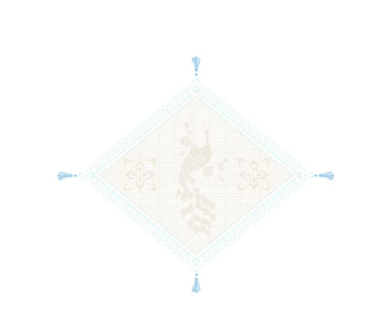 Peacock Doily Crochet yarn Kit | Chinese Aesthetics Series | Susan's Family