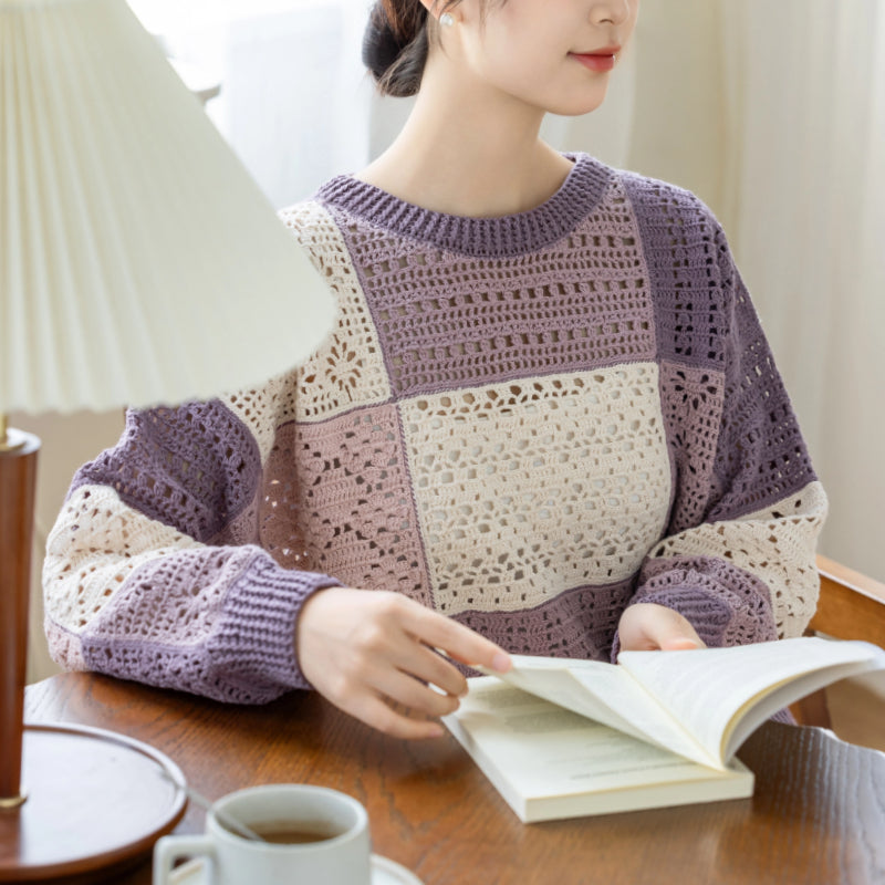Lotus Breeze Pullover Crochet Pattern