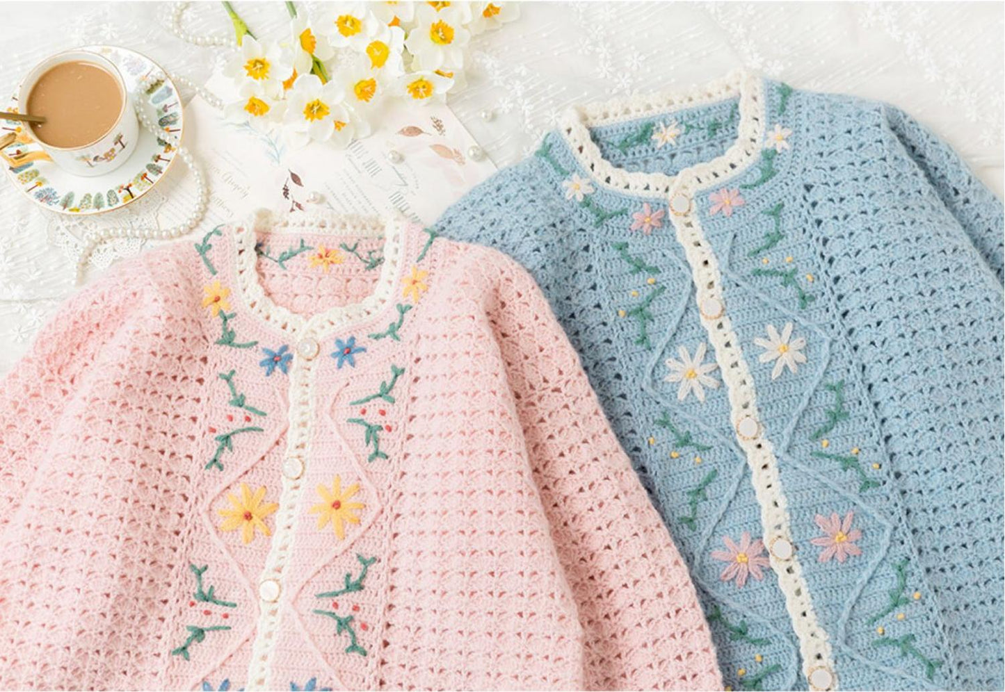 Rococo Cardigan Crochet Pattern