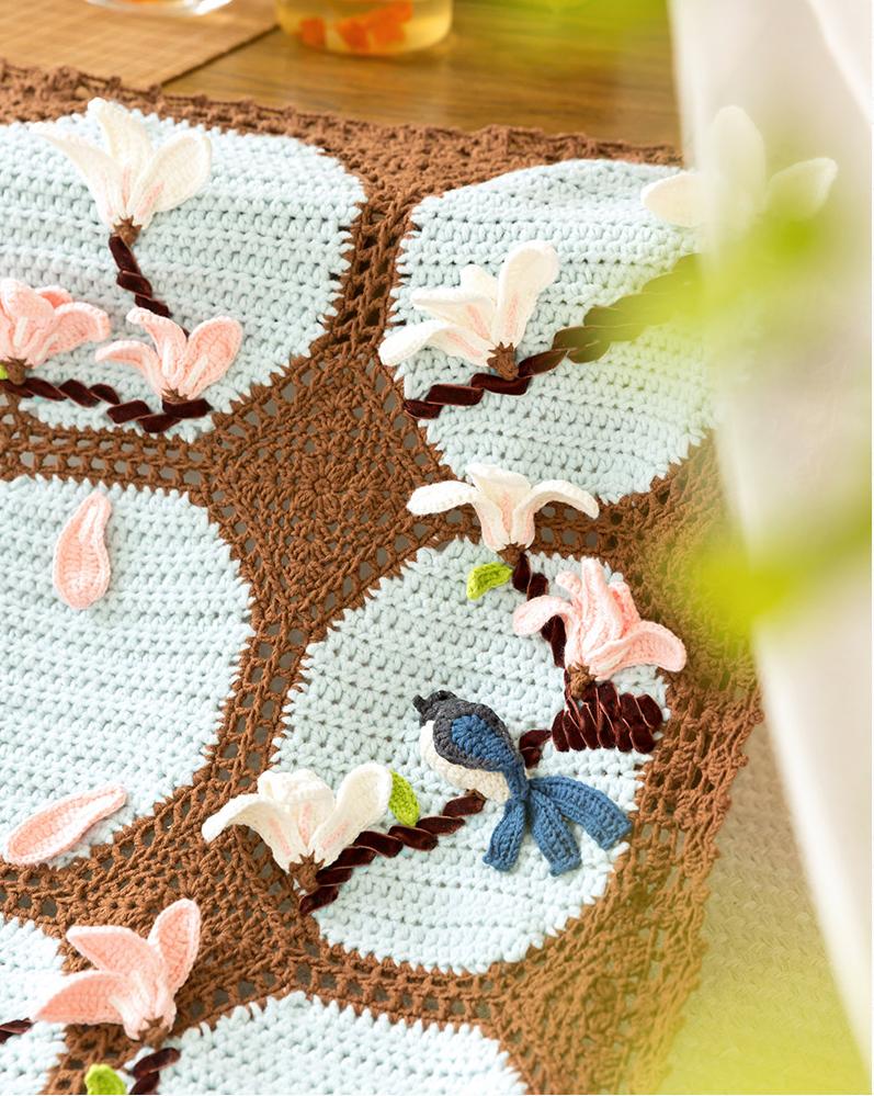 Jiangnan Motif Blanket Crochet Pattern