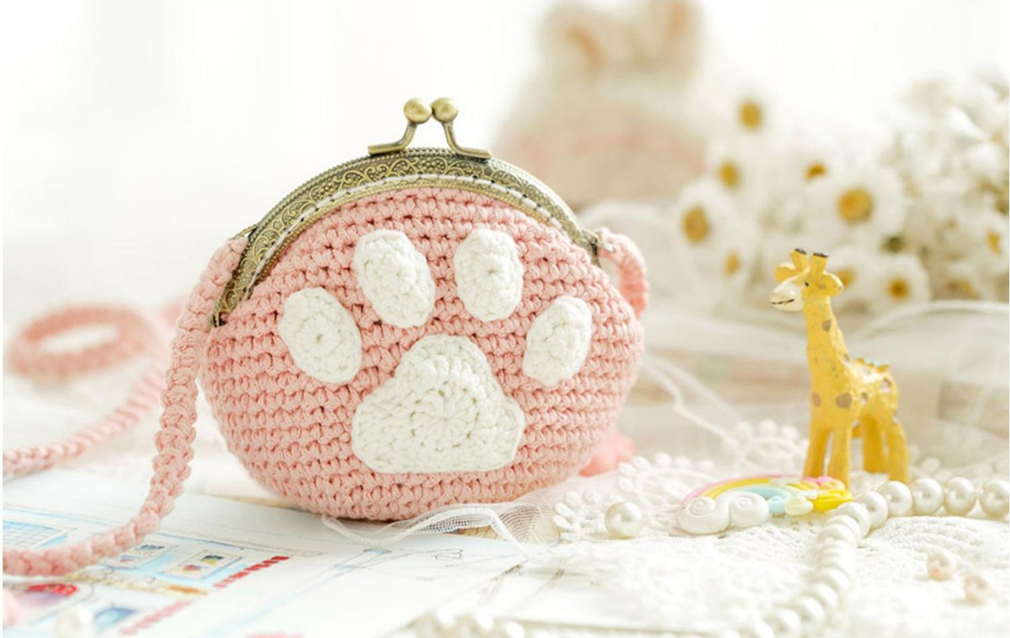 Cute Cat Hat And Bag Set Crochet Pattern