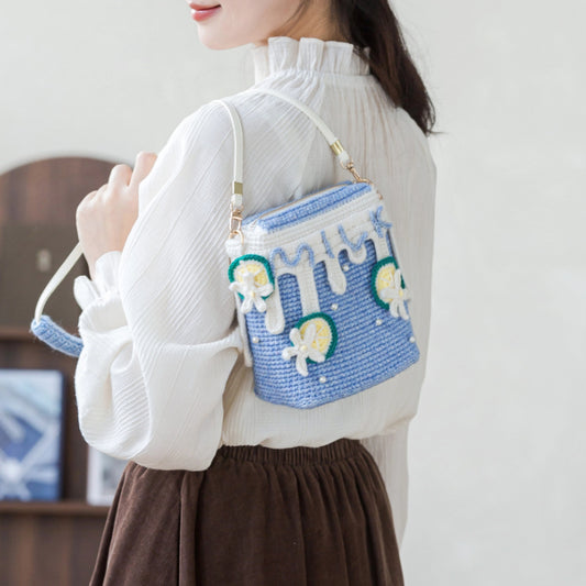 Milk Box Bag Crochet Yarn Kit