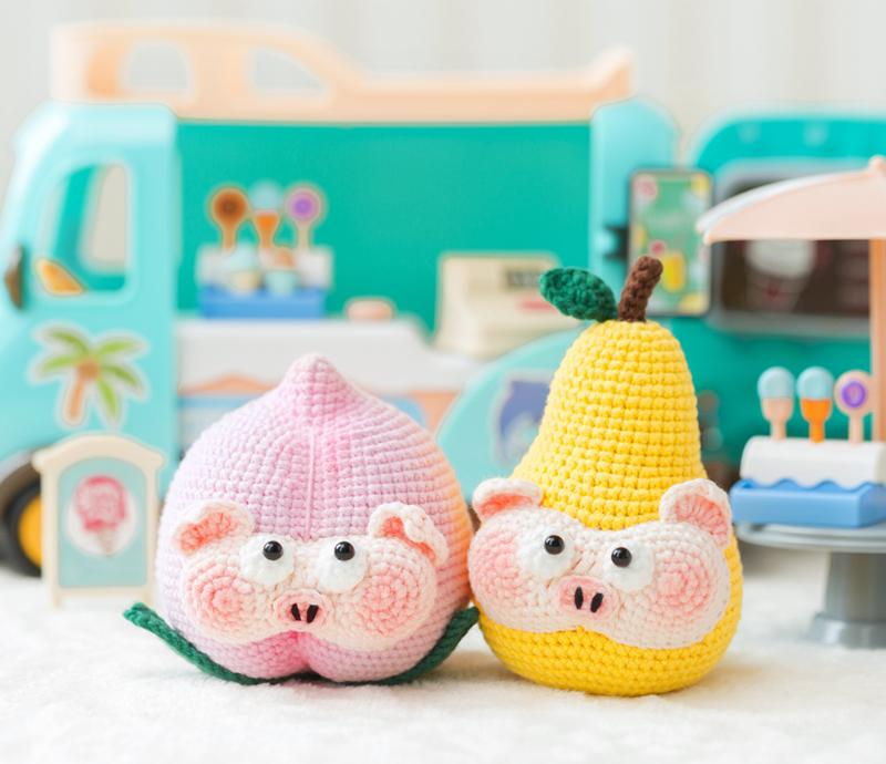 Fruity Piggy Crochet Pattern