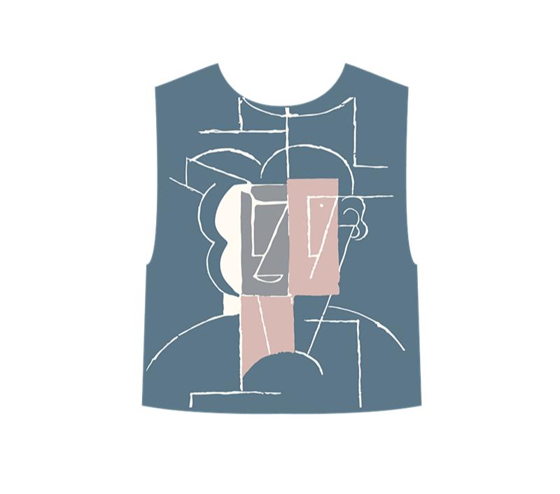 Picasso¡¯s Sketch Vest Knit Yarn Kit | Tribute to Art Series | Susan's Family
