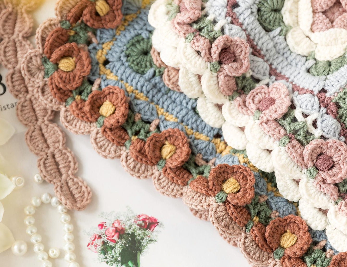 Evening Cloud Square-Collar Vest Crochet Pattern