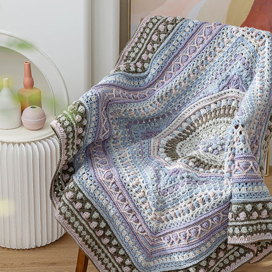 Creamy Cookie Blanket Crochet Pattern