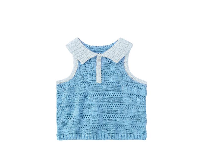 Hot Summer Vest Crochet Yarn Kit