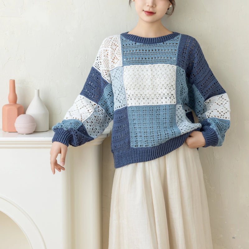 Lotus Breeze Pullover Crochet Pattern
