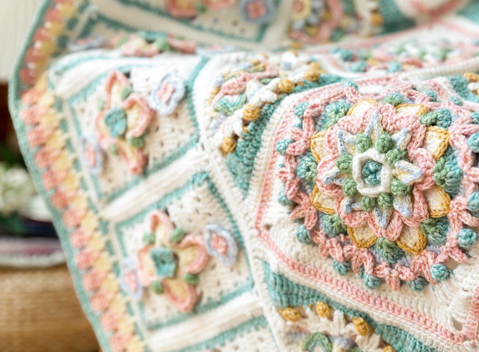 Florence Floral Blanket Crochet Pattern