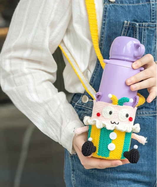 Cheerful Cup Cozy Crochet Kit