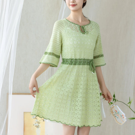 Kit de fil à crocheter Tongjun | Série Esthétique chinoise | La famille de Susan