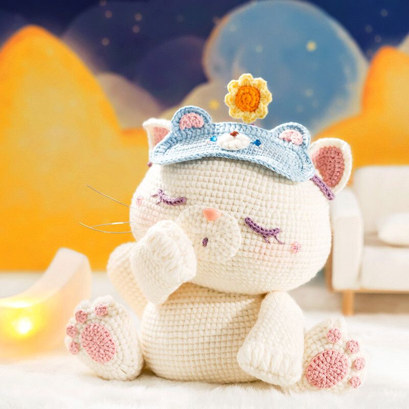 Sleepy Kitty Crochet Pattern