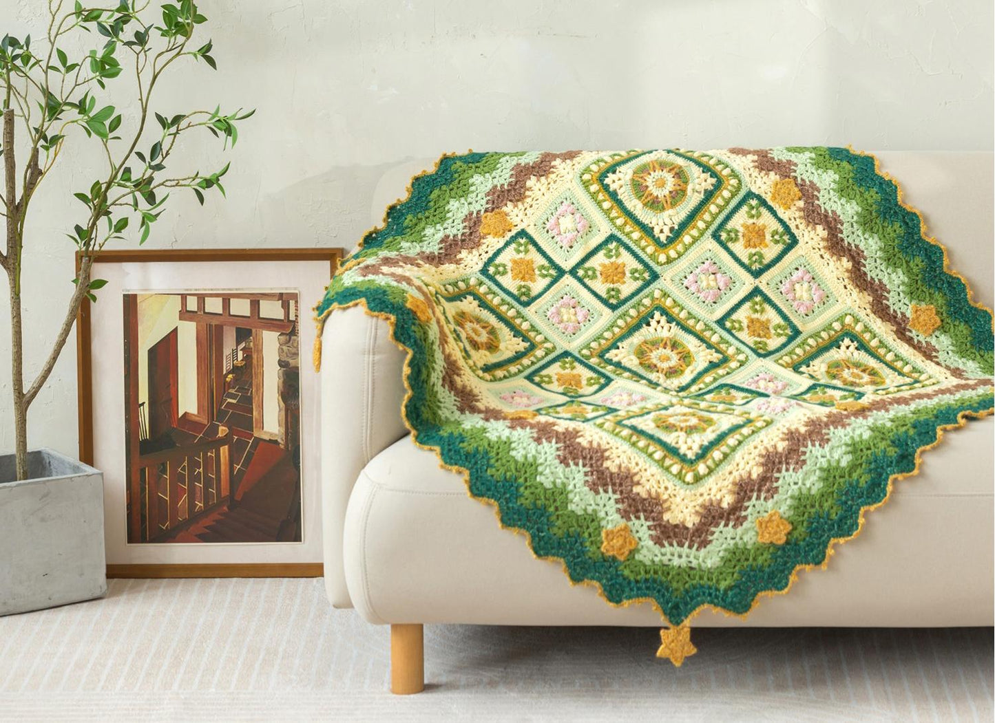 Starry Forest Blanket Crochet Yarn Kit