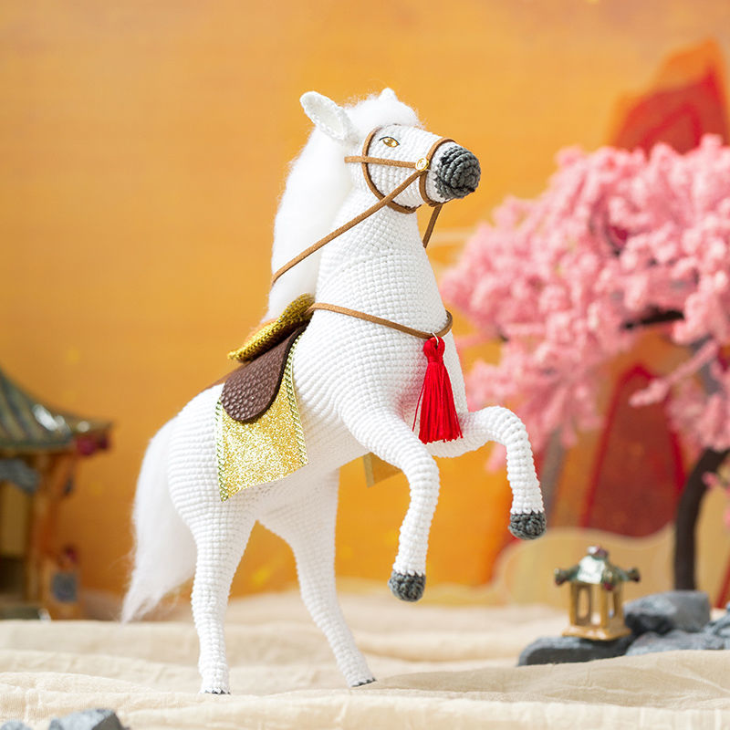 Monk Tang and White Dragon Horse Doll Crochet Pattern