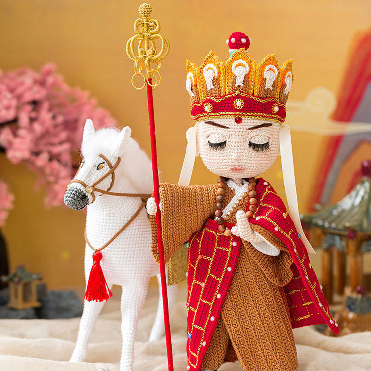 Monk Tang and White Dragon Horse Doll Crochet Pattern