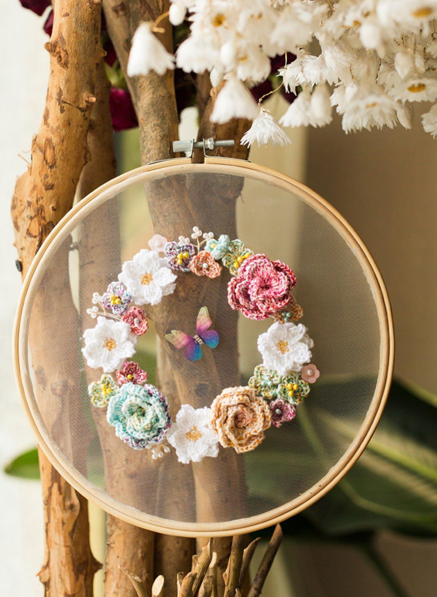 Blossoms on Frame Crochet Yarn Kit
