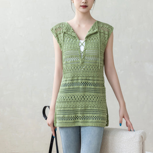 Summer Shadow Pullover Digital Crochet Pattern
