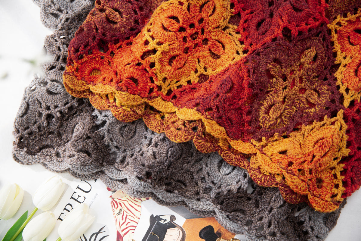 Flame Diamond Crochet Pattern