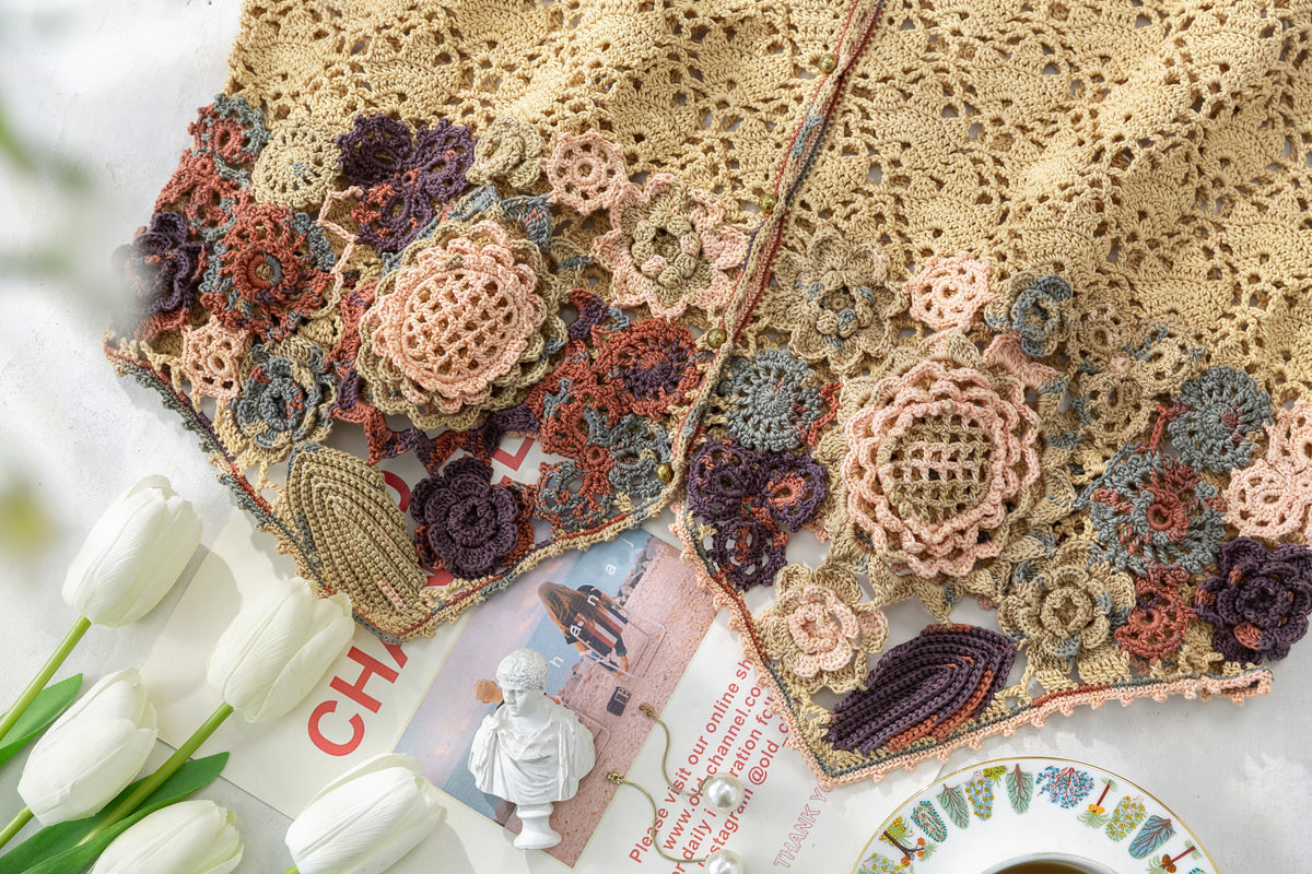 Irish Lace Vest Crochet Kit