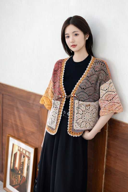 Sun-Kissed Cardigan Crochet Pattern