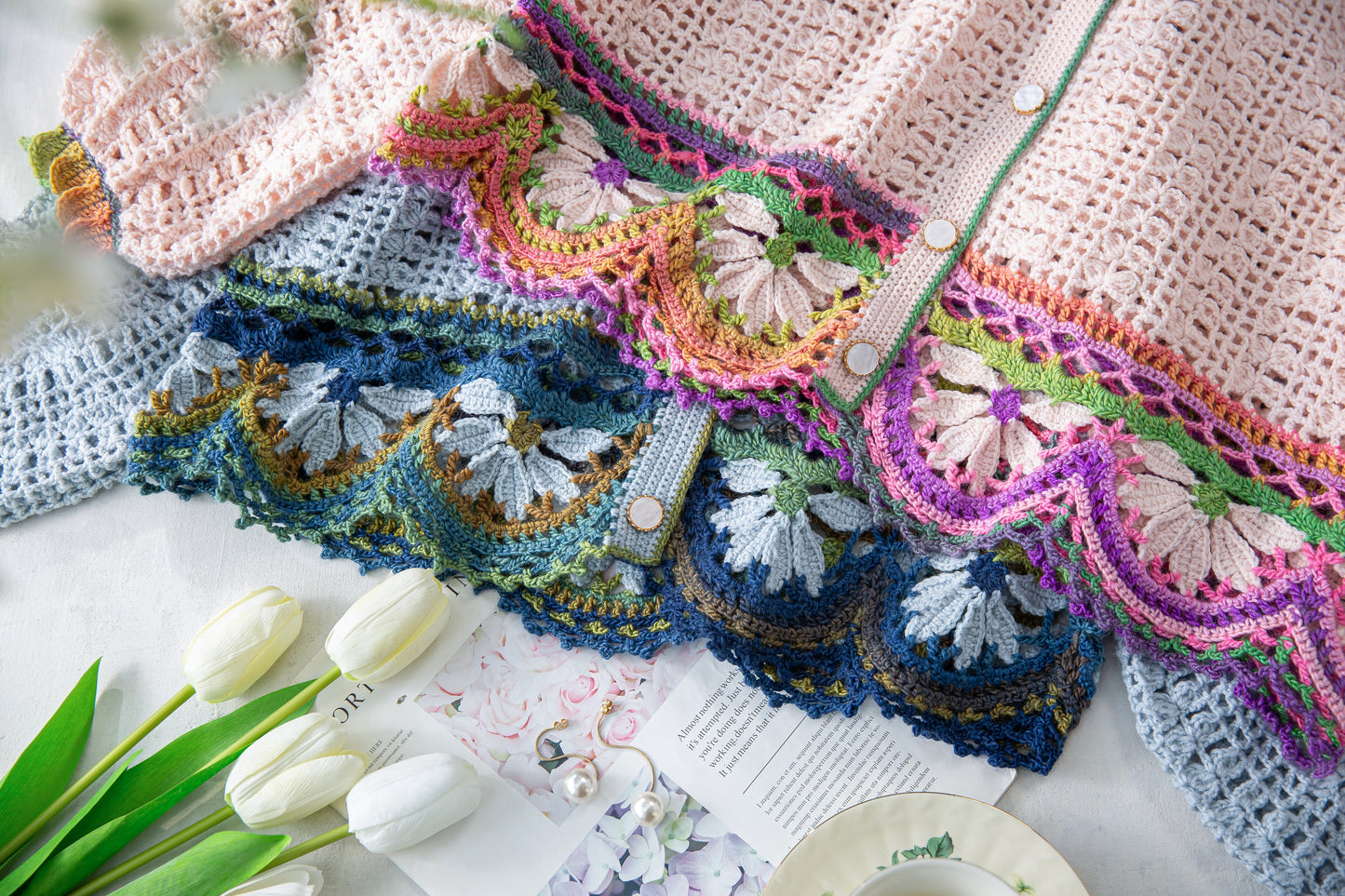 Leisure Flowers Whisper Crochet Pattern
