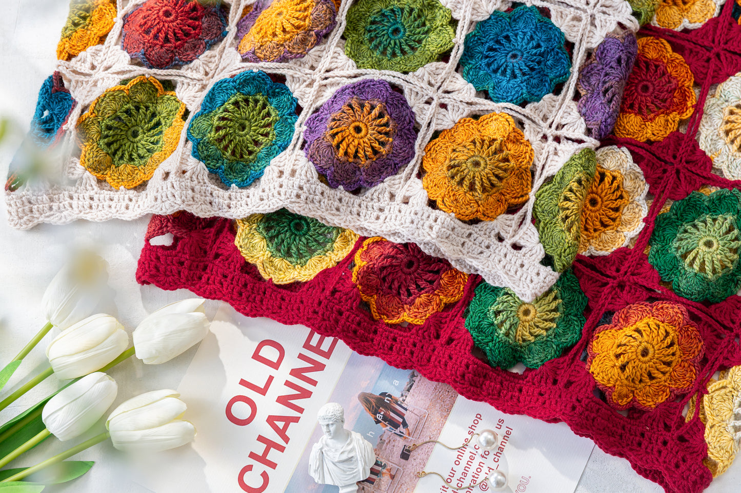 Blossom Embrace | Crochet Chart Pattern | Limited Written Instructions | Video Tutorial Available